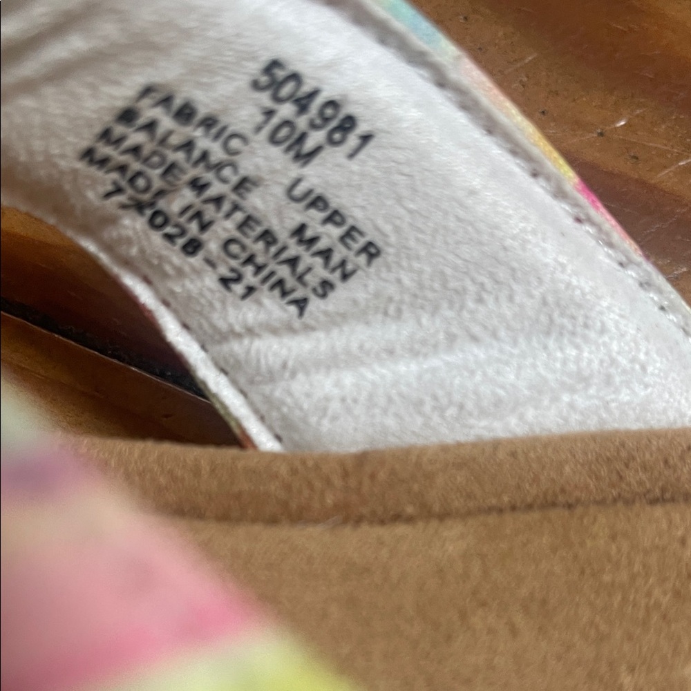 Minnetonka Pastel Striped Sandals - Picture 3 of 7